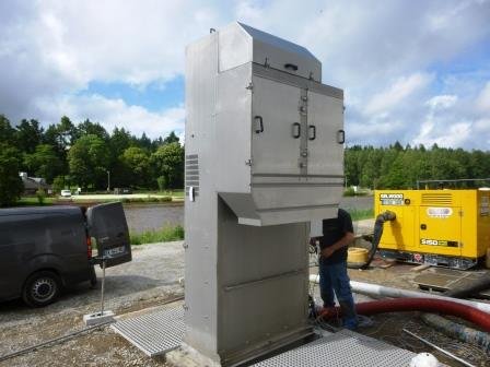 2 prises d’eau équipées de dégrilleurs FB Procédés