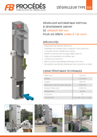 brochure dégrilleur vertical sg400